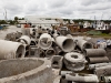 thumbs concrete pile